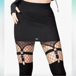 Killstar Black Mini Skirt